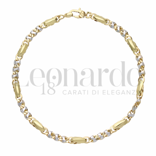 in Oro Giallo e Oro Bianco da 5,7gr.