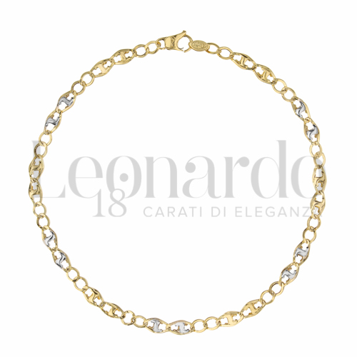 Micro in Oro Giallo e Oro Bianco da 2,2gr.