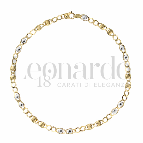 Micro in Oro Giallo e Oro Bianco da 2,4gr.
