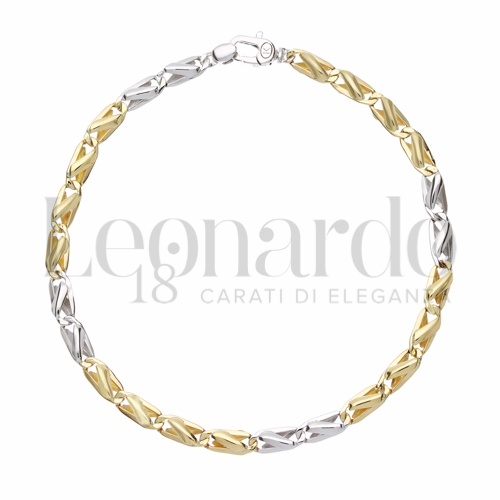 in Oro Giallo e Oro Bianco da 4,7gr.
