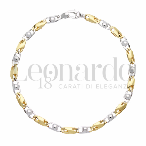 in Oro Giallo e Oro Bianco da 4,9gr.