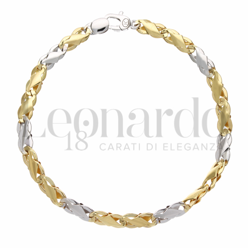 in Oro Giallo e Oro Bianco da 8,2gr.