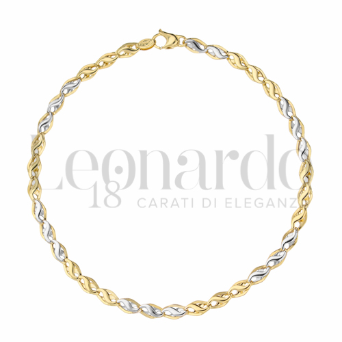 Micro in Oro Giallo e Oro Bianco da 3,1gr.