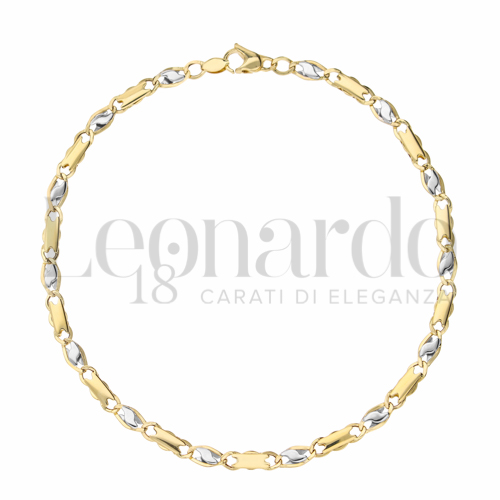 Micro in Oro Giallo e Oro Bianco da 3,1gr.