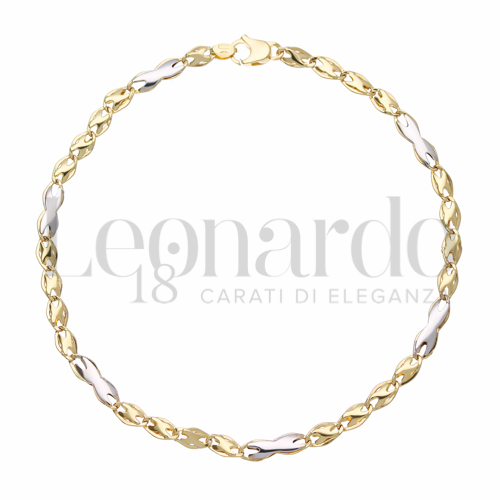 Micro in Oro Giallo e Oro Bianco da 3,1gr.