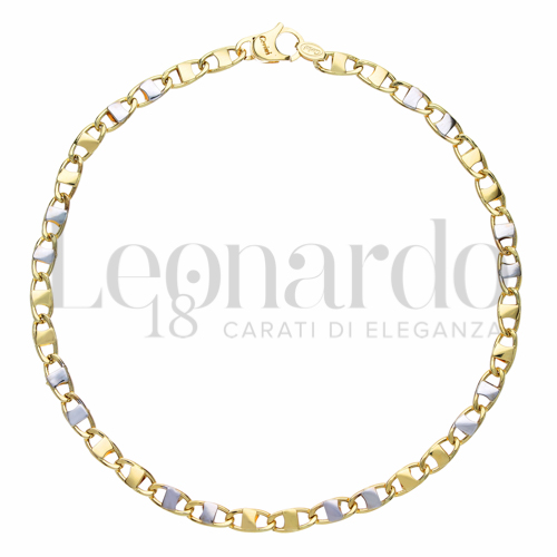Leggera in Oro Giallo e Oro Bianco da 3,3gr.