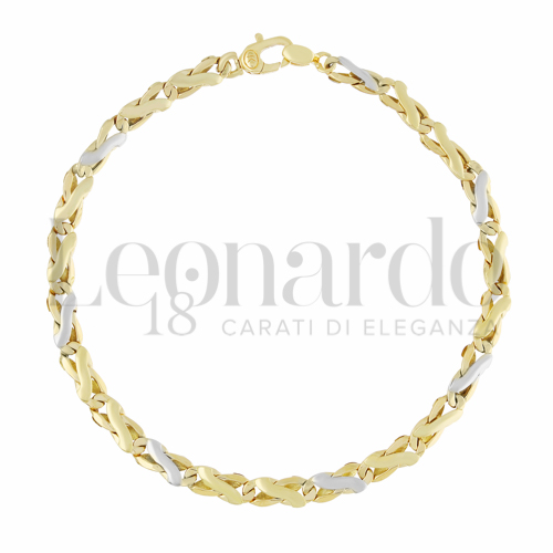 in Oro Giallo e Oro Bianco da 5,2gr.