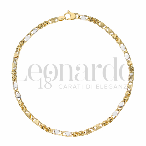 Leggera in Oro Giallo e Oro Bianco da 3,6gr.