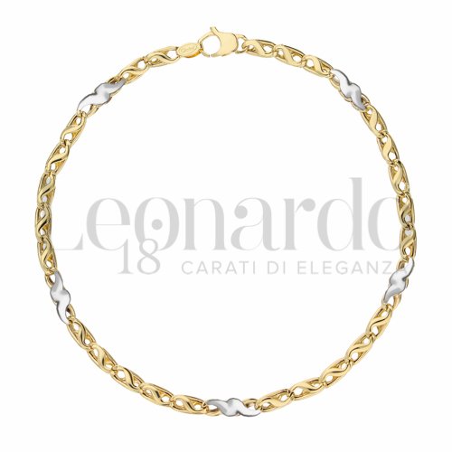 Leggera in Oro Giallo e Oro Bianco da 4gr.