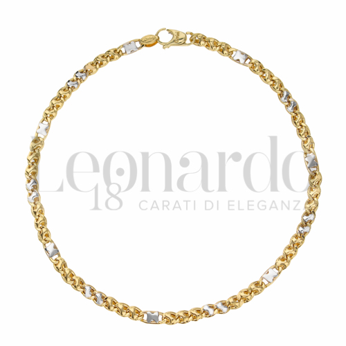 Leggera in Oro Giallo e Oro Bianco da 3,9gr.