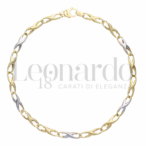 Leggera in Oro Giallo e Oro Bianco da 3,5gr.