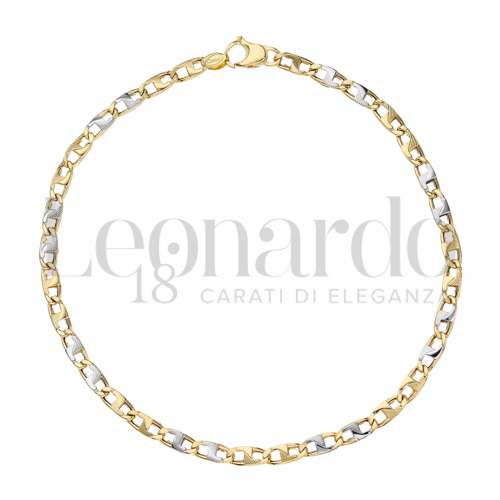Leggera in Oro Giallo e Oro Bianco da 2,8gr.