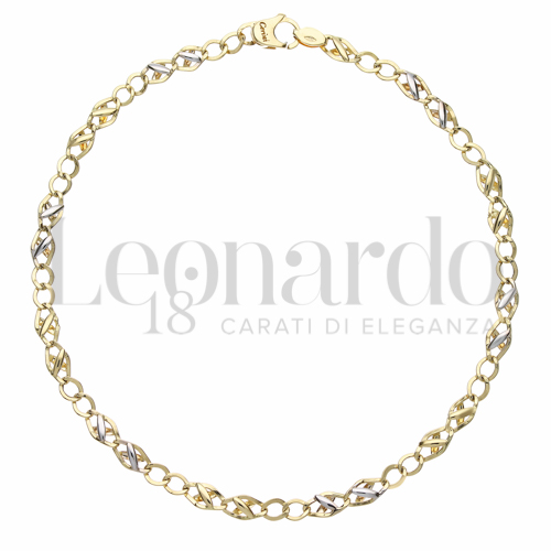 Micro in Oro Giallo e Oro Bianco da 2,1gr.