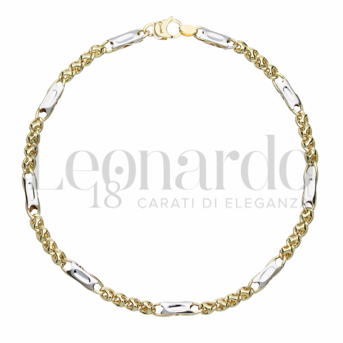 Leggera in Oro Giallo e Oro Bianco da 3,9gr.