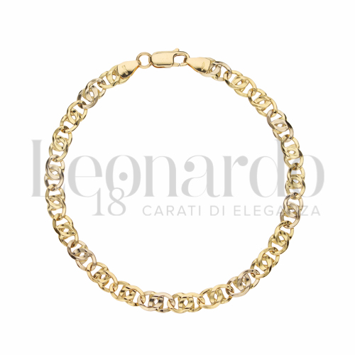Filo 100 in Bicolore di Lega non Rodiato da 5,8gr.