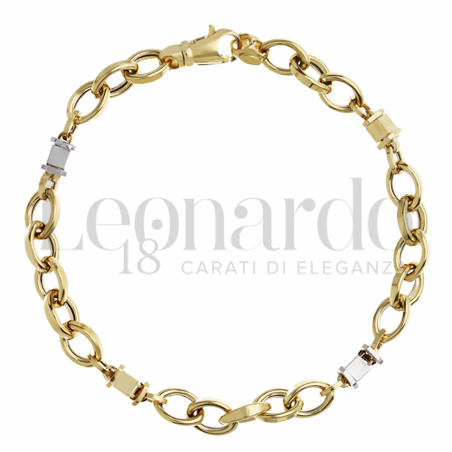 in Oro Bianco e Oro Giallo da 7,6gr.