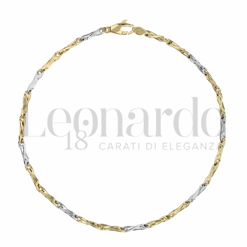 2° Misura in Oro Giallo e Oro Bianco da 3,7gr.