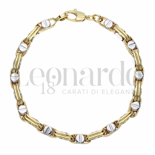 in Oro Giallo e Oro Bianco da 10,6gr.