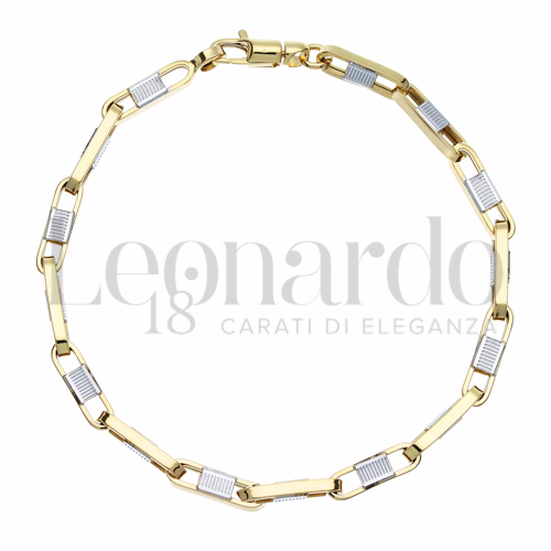 in Oro Giallo e Oro Bianco da 7,8gr.