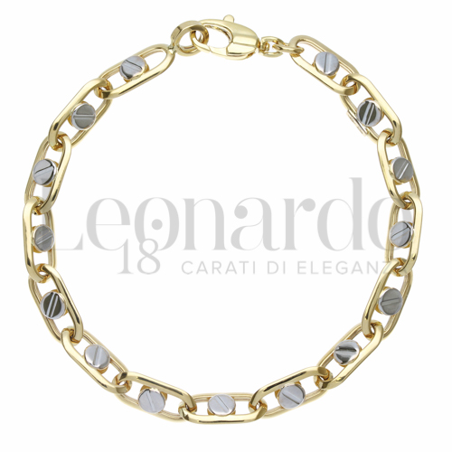in Oro Giallo e Oro Bianco da 8,3gr.