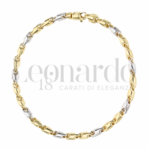 2° Misura in Oro Giallo e Oro Bianco da 6,7gr.