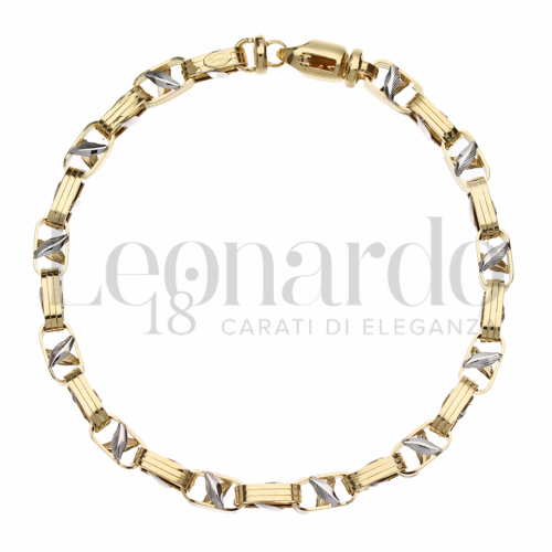1° Misura in Oro Giallo e Oro Bianco da 9,1gr.