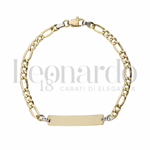 3+1 Maglia in Oro Giallo e Oro Bianco da 4,1gr.