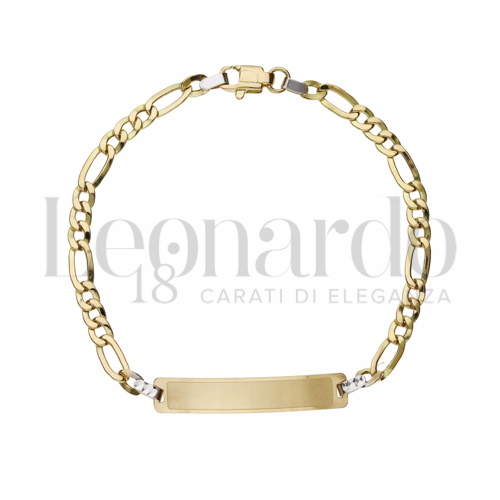 3+1 Maglia in Oro Giallo e Oro Bianco da 4,1gr.