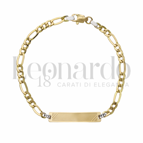 3+1 Maglia in Oro Giallo e Oro Bianco da 4,2gr.