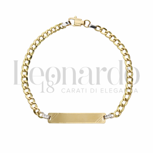 Grumetta Maglia in Oro Giallo e Oro Bianco da 4,3gr.