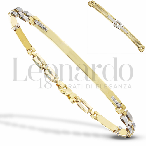 in Oro Giallo e Oro Bianco da 4,9gr.