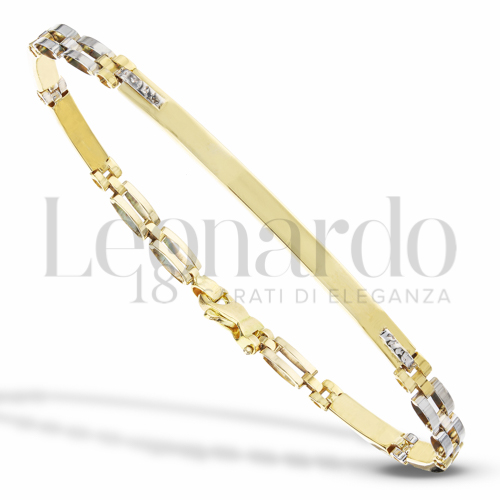 in Oro Giallo e Oro Bianco da 5,1gr.