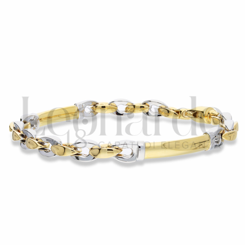 in Oro Giallo e Oro Bianco da 16,6gr.
