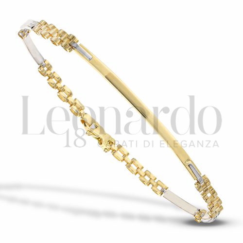 in Oro Giallo e Oro Bianco da 4,8gr.