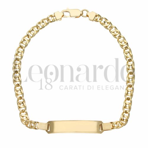 Occhio di Tigre Maglia in Oro Giallo da 7,2gr.