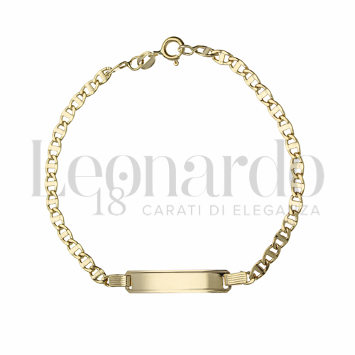 Traversino Lucido Maglia in Oro Giallo da 4,3gr.