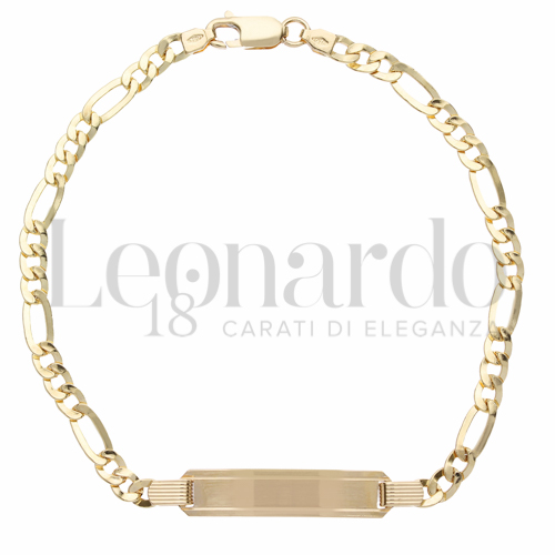 3+1 Lucida Maglia in Oro Giallo da 6,2gr.