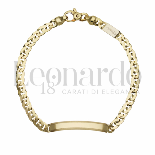 Occhio di Tigre Maglia in Oro Giallo da 10,1gr.