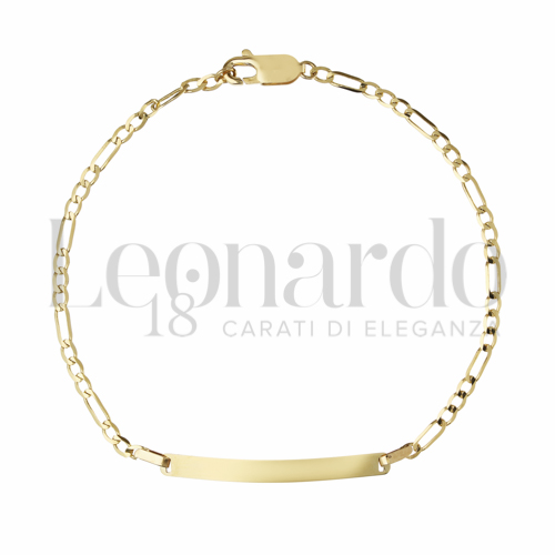 3+1 Lucida Maglia in Oro Giallo da 2,9gr.