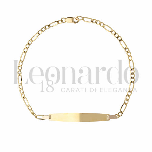 3+1 Lucida Maglia in Oro Giallo da 3gr.