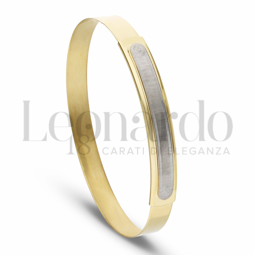Modello Fascia Larga in Oro Giallo e Oro Bianco da 10,2gr.