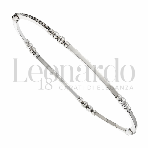 JEWELS BY LEONARDO Bracciale Elastico Uomo In Acciaio Inossidabile - Modello 16566, Collezione Fashion, Regalo Moderno