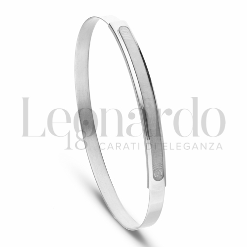Modello Fascia Stretta in Oro Bianco da 7,2gr.