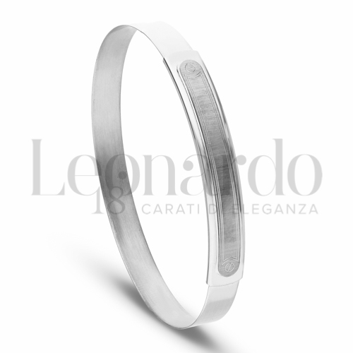 Modello Fascia Larga in Oro Bianco da 10,4gr.