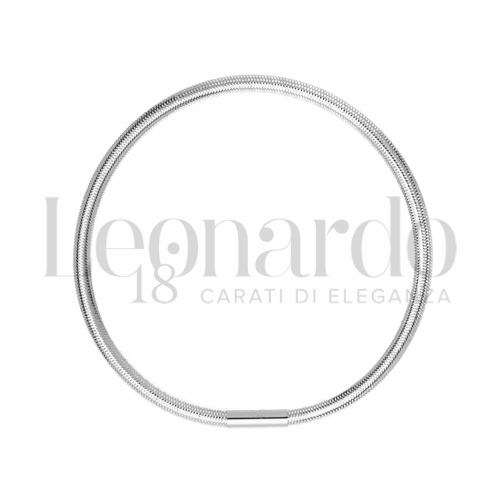 Modello elastico in Oro Bianco da 1,5gr.