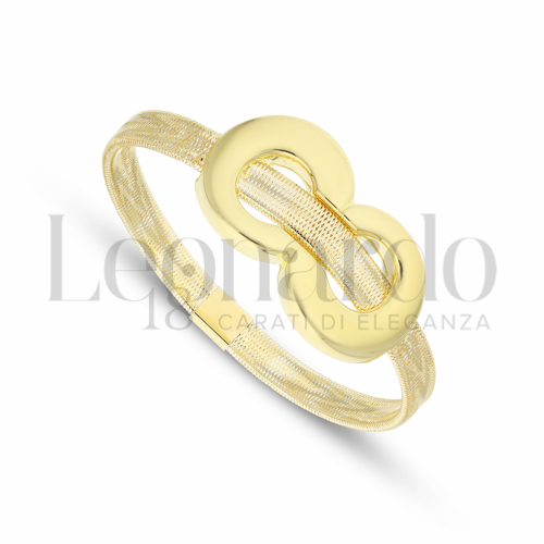 Modello elastico in Oro Giallo da 3,5gr.