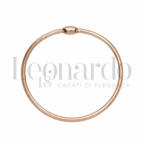 Modello elastico in Oro Rosa da 2,4gr.