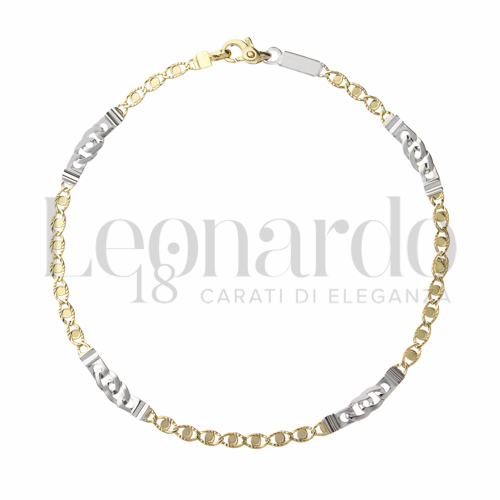 Filo 80 in Oro Giallo e Oro Bianco da 3,1gr.