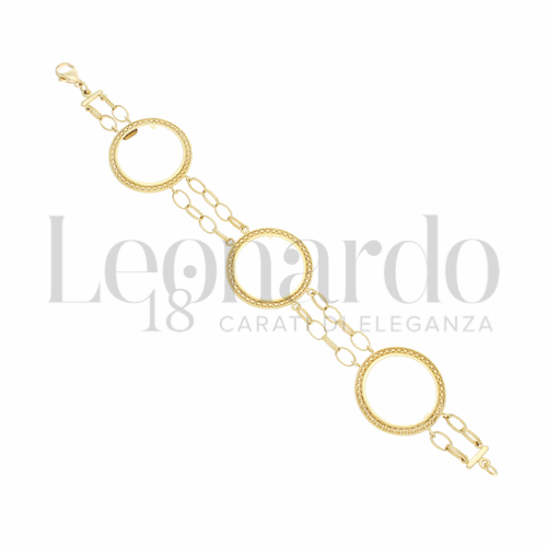 Lucida e Diamantata in Oro Giallo da 13,6gr.