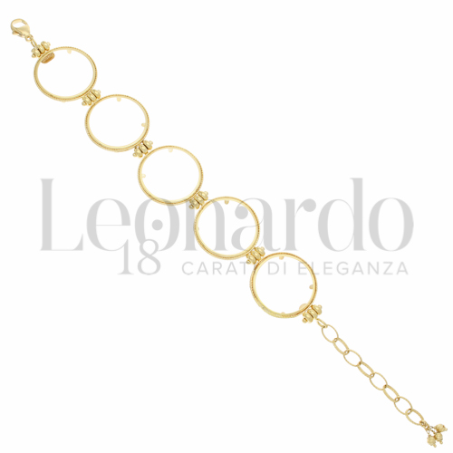 Lucida e Diamantata in Oro Giallo da 15,1gr.